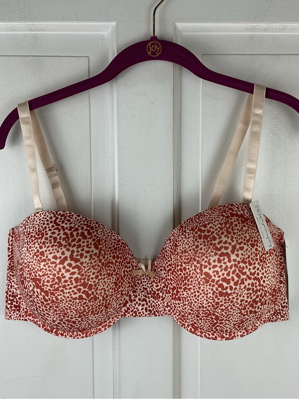 Isaac Mizrahi Animal Print T-Shirt Bra 40DD NWT